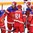 MOSCOW, RUSSIA - MAY 22: Russia's Sergei Mozyakin #10 celebrates with Ivan Telegin #7, Dmitri Orlov #81, Sergei Shirokov #52 and Pavel Datsyuk #13 after scoring a first period goal during bronze medal game action at the 2016 IIHF Ice Hockey World Championship. (Photo by Minas Panagiotakis/HHOF-IIHF Images)

